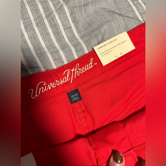 NWT Red Denim Shorts - Picture 5 of 5